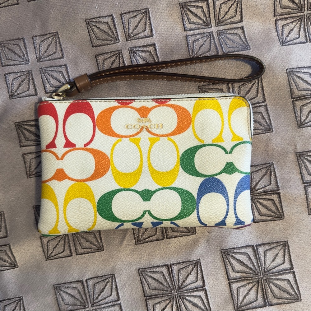 Coach Pride Collection Wristlet Wallet